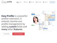 Tablet Screenshot of easy-profile.com